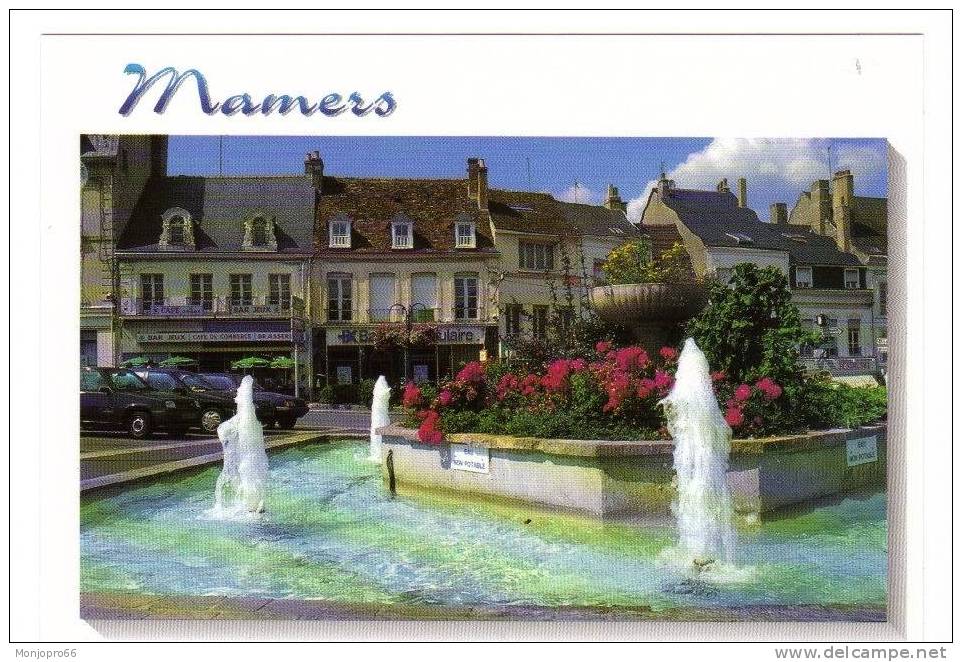 CPM De Mamers   Cité Touristique Fleurie   La Fontaine - Mamers