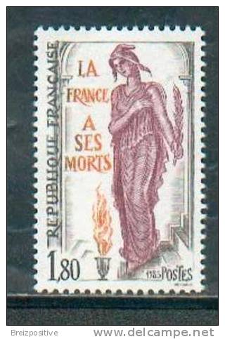 France 1985 (YT 2389) - Hommage Au Soldat Inconnu / Tribute To The Unknown Soldier - MNH - WW1