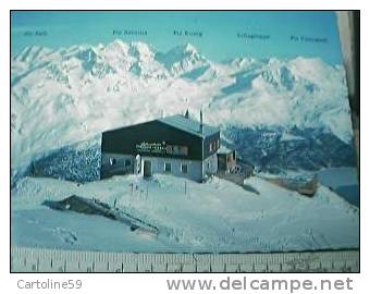 SVIZZERA SUISSE SWITZERLAND St. Moritz, Luftseilbahn Corviglia- Piz Nair ARRIVO FUNIVIA VB1967 BM13886 - St. Moritz
