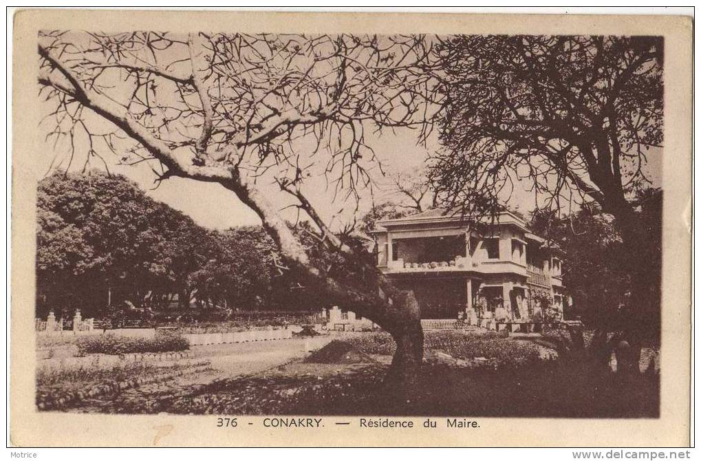 GUINEE FRANCAISE  -   Conakry ;Résidence Du Maire. - Guinée Française