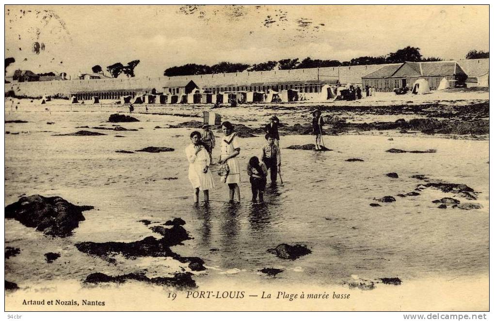 CPA (56)     PORT LOUIS La Plage A Marée Basse - Port Louis