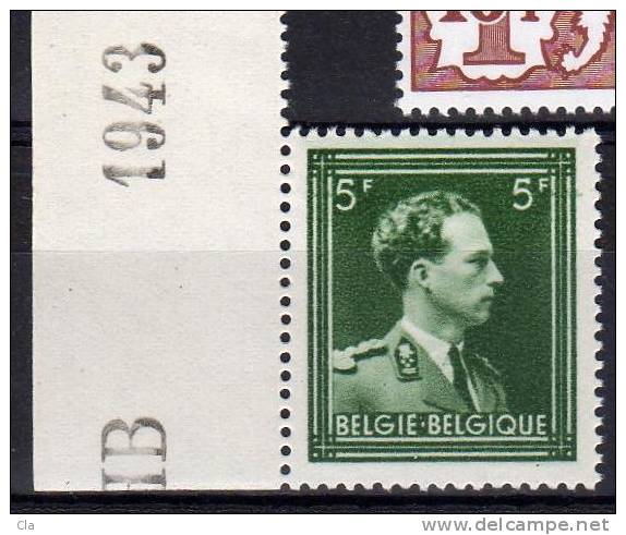 646  **  Bdf 1943 - 1934-1935 Leopold III