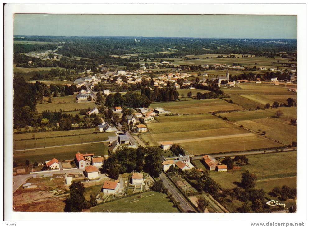 CPSM De La Barthe De Neste (Hautes Pyrénées 65): Vue Générale Aérienne - La Barthe De Neste