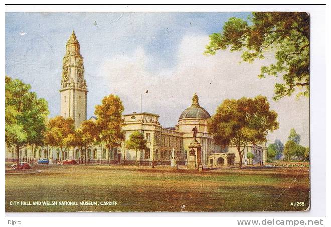 Cardiff   City Hall And Welsh National Museum - Glamorgan