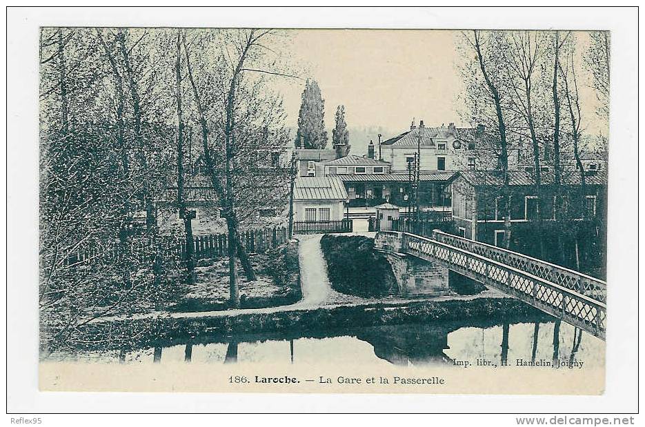 LAROCHE - La Gare Et La Passerelle - Laroche Saint Cydroine