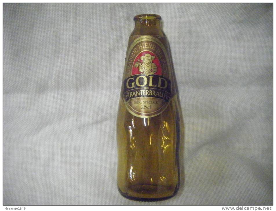 Bouteille De Biere  Vide 25 Cl -gold De Kanterbrau -  8-7810- - Bière
