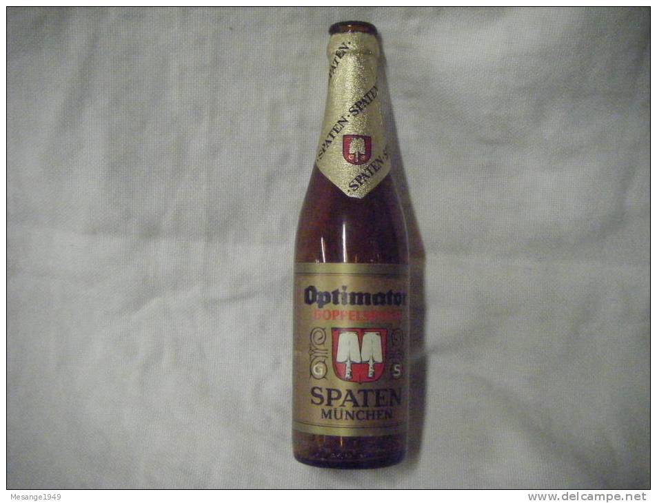 Bouteille De Biere  Vide Optimator Spaten Munchen -  8-7811- - Beer