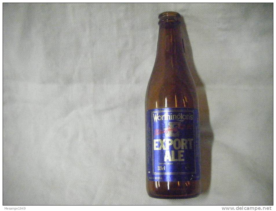 Bouteille De Biere  Vide -worthington's Export Ale  -  9-7814- - Beer