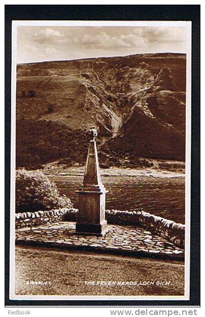 Real Photo Postcard The Seven Heads Loch Oich Inverness-shire Scotland - Ref 257 - Inverness-shire