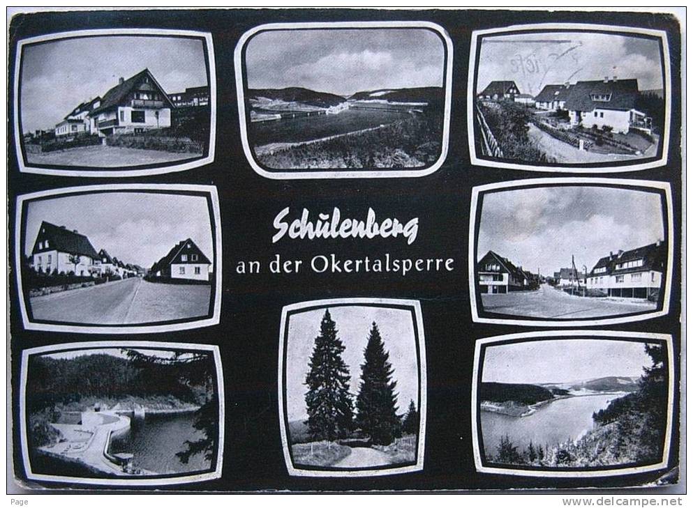 Schulenberg,Okertalsperre,Landpoststempel,1962, - Alfeld