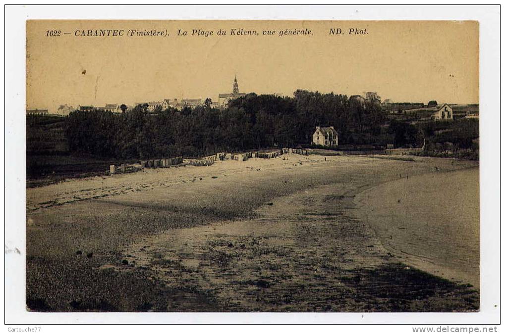 K12 - CARANTEC - La Plage Du KELENN - Vue Générale (1915) - Carantec