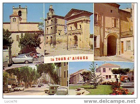 LA TOUR D´AIGUES -  N° V 66295  -  5 Vues - Véhicules Anciens - La Tour D'Aigues