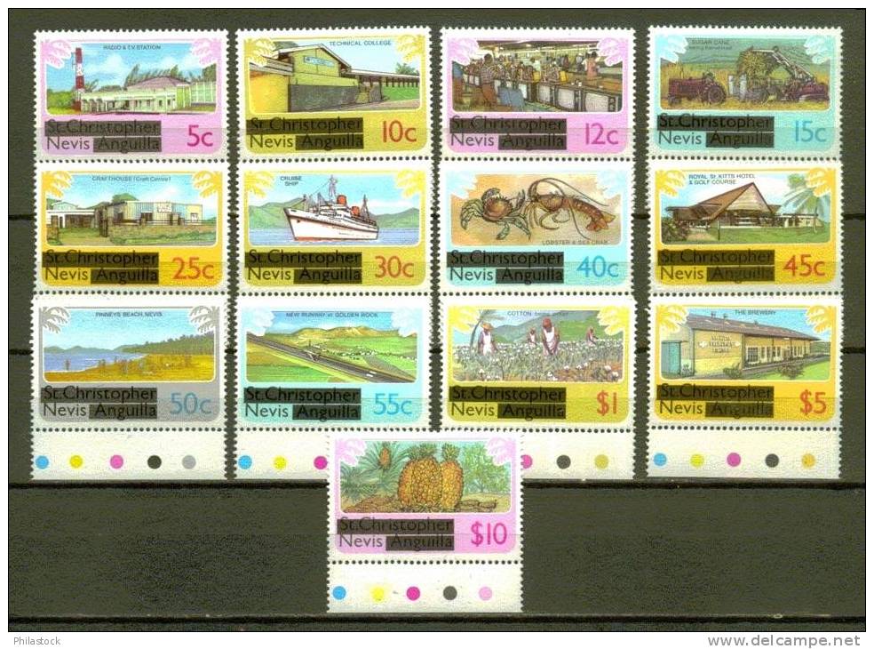 NEVIS N° 30 à 42 ** - St.Kitts Und Nevis ( 1983-...)