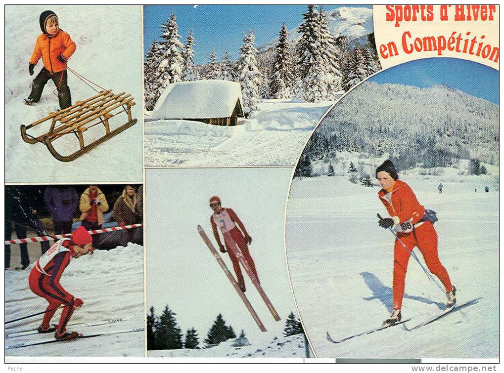 N°35847 GF -cpsm Multivues -sports D'hiver- - Sports D'hiver