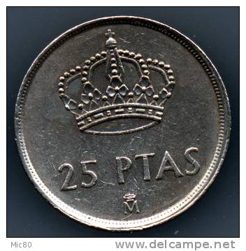 Espagne 25 Pesetas 1982 Ttb+ - 25 Pesetas