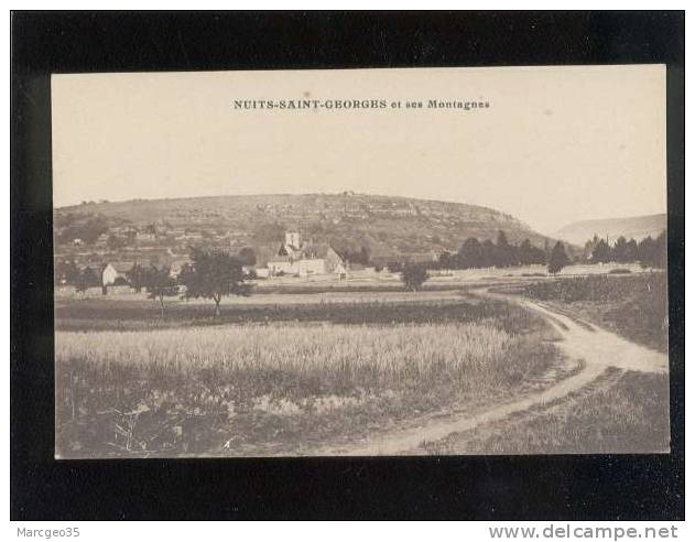 Nuits-saint-georges & Ses Montagnes édit.bernuy Belle Carte - Nuits Saint Georges