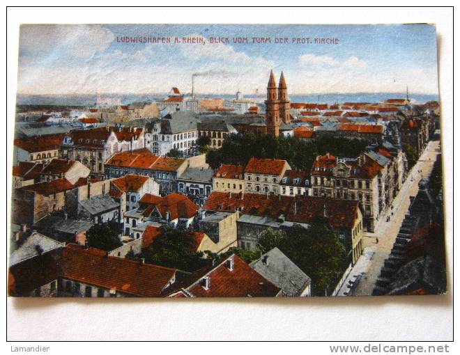 CPA - LUDWIGSHAFEN A. Rh.  - Blick Vom Turm Der Prot. Kirche - Ludwigshafen