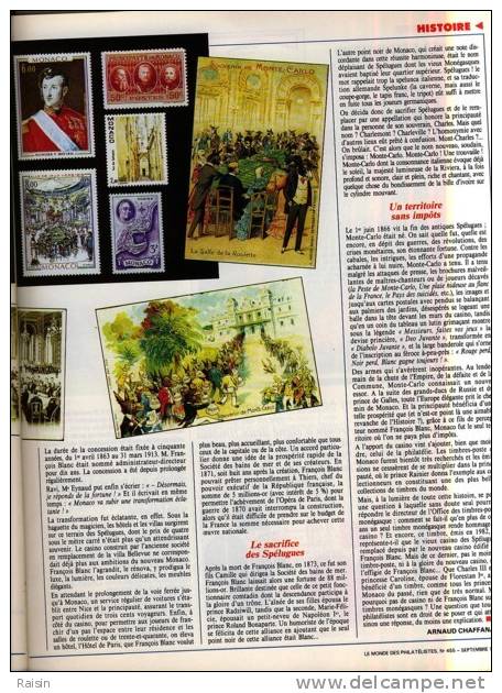 Le Monde Des Philatélistes N°455 Sept;1991 1961-1991 Traité Sur L´Antarctique  Rentrée POULBOT Travail:poster TBE - French (from 1941)