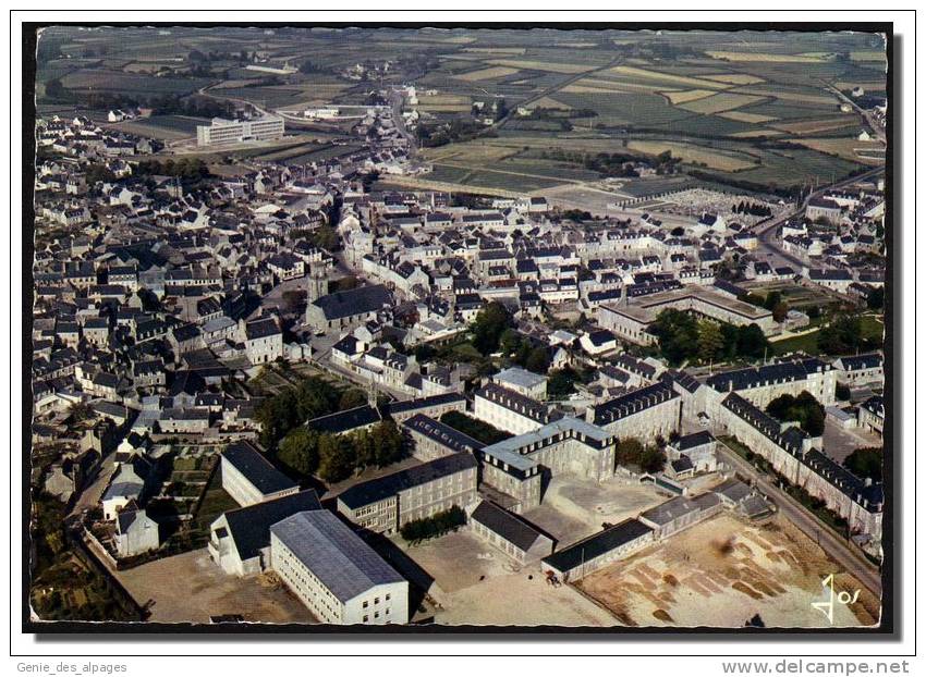 29 LESVENEN, La Ville Et Les écoles, Vue Aérienne, CPSM 10x15, Ed JOS, Voyagé En 1966, Bon état - Lesneven