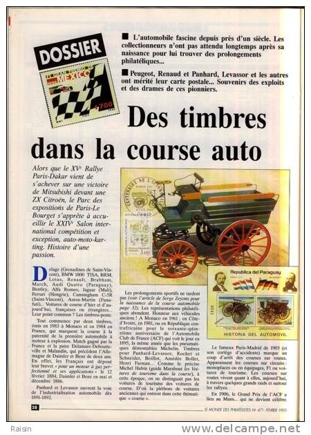 Le Monde Des Philat&listes N°471 Fév.1993 EVENEMENT  Timbres De DECARIS AEROPHILATELIE TBE - Francesi (dal 1941))