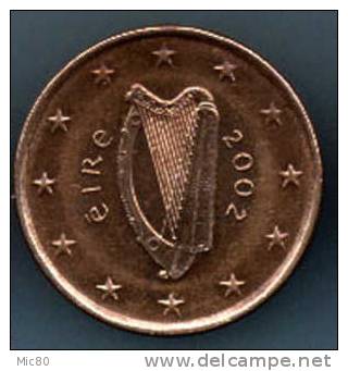 Irlande 5 Cts Euro 2002 Sup - Irlande