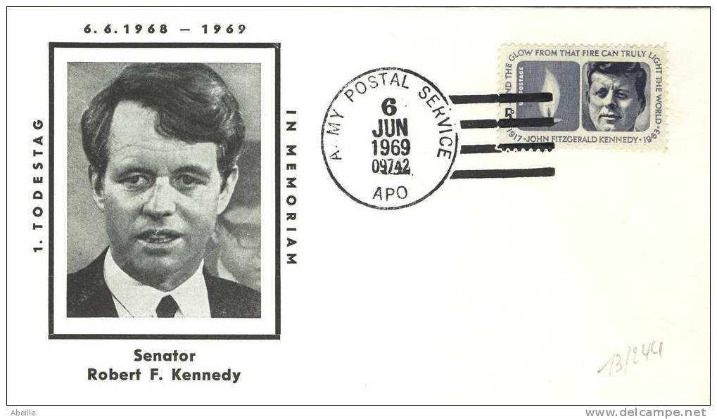 13/244   FDC   E.U. - Kennedy (John F.)