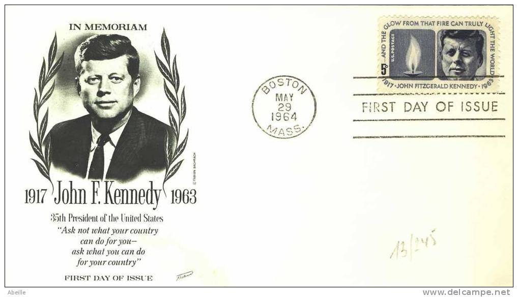 13/245   FDC   E.U. - Kennedy (John F.)