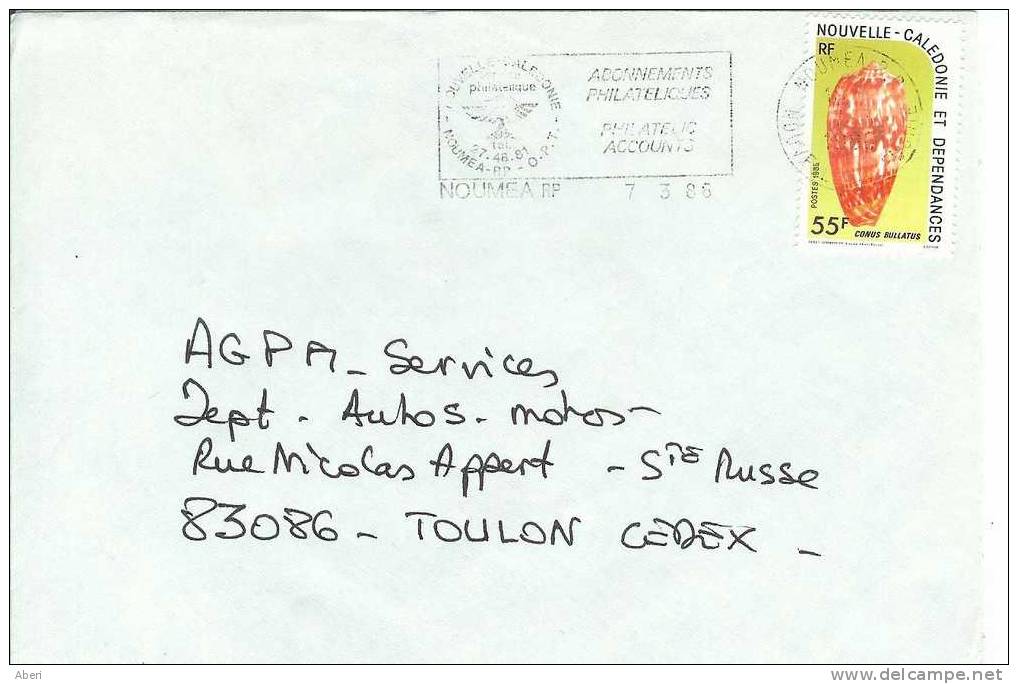 4208 POSTE 498 Nlle CALEDONIE - COQUILLAGE - Coquillages