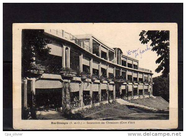 91 RIS ORANGIS Sanatorium Des Cheminots, Cure D'Air, Ed Longin, 193? - Ris Orangis