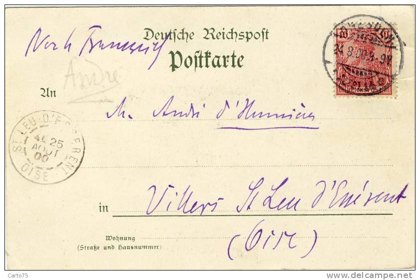 Allemagne - Desden - Cachet 1900 - Dresden