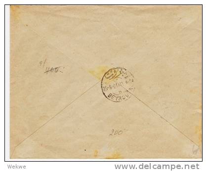 Fdi014c/ Ciliece (Mersine) 1921, Einschreiben M. Merson Type 10 Auf 50 Cent - Briefe U. Dokumente