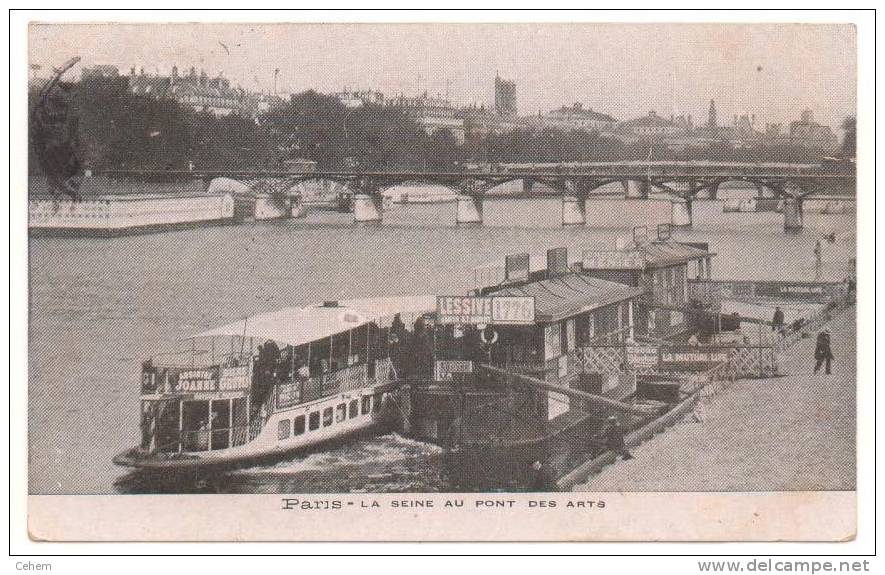 PARIS 75 LA SEINE AU PONT DES ARTS - La Seine Et Ses Bords