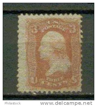 ETATS UNIS N° 19 B * Avec Grille - Unused Stamps