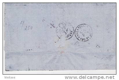 Fdi016a/  LEVANT - 1854 Per Paketboot Nach Marseille (Napoleon 2 X) - Briefe U. Dokumente