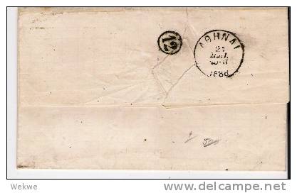 Fdi019b/ LEVANT -  Constantinople-Athen 1886 Mit Fr. Levante Nr. 1. - Briefe U. Dokumente