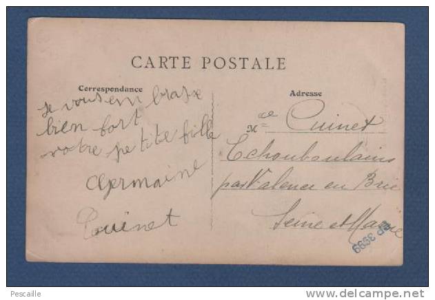 60 - CP GRANDVILLIERS - L´EGLISE ET LA MAIRIE - BOUTEILLE EDITEUR - ANIMATION - CACHET PP 3999 - Grandvilliers