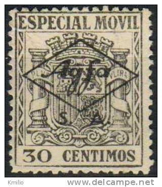 Timbre Especial Móvil AGFA 30 Cts Negro NO CATALOGADO - Revenue Stamps