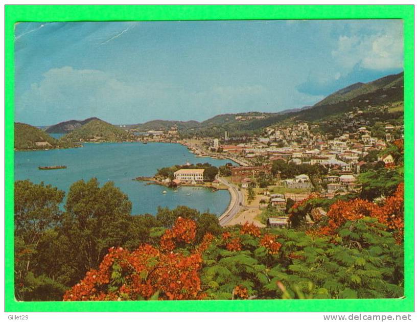 ST. THOMAS, VIRGIN ISLANDS - CHARLOTTE AMALIE HARBOR - V.I. CARD CO - - Isole Vergini Americane