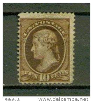 ETATS UNIS N° 44 (*) Petit Aminci - Unused Stamps