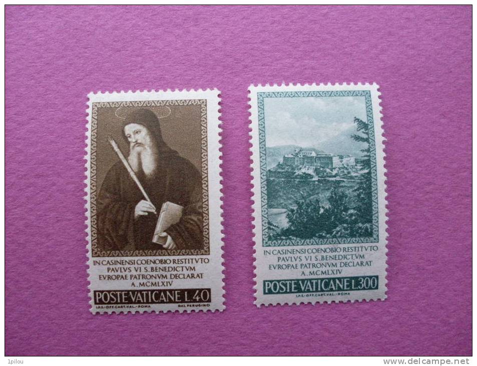 VATICAN. PROCLAMATION DE ST. BENOIT PATRON DE L´EUROPE. - Unused Stamps