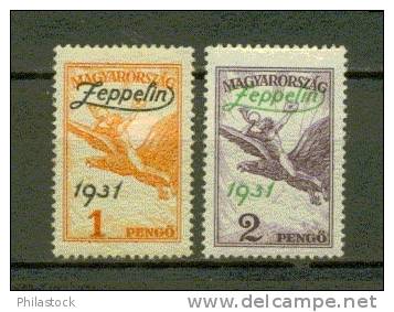 HONGRIE POSTE AERIENNE N° 24 & 25 * - Unused Stamps