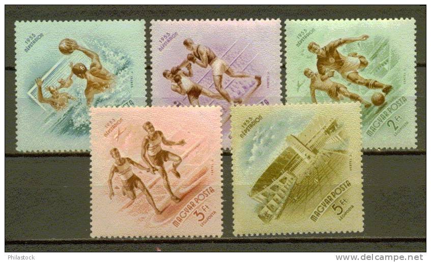 HONGRIE POSTE AERIENNE N° 148 à 152 * - Unused Stamps