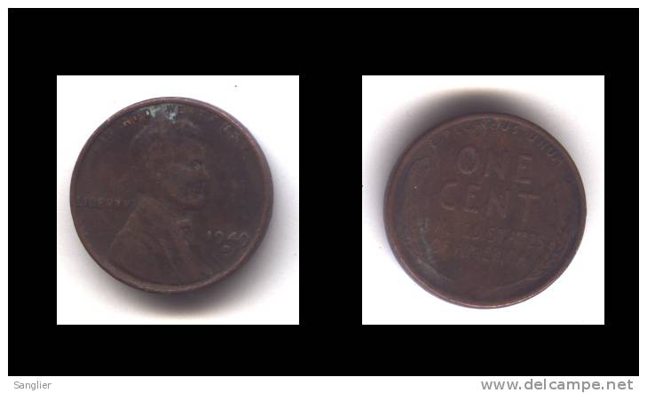 ONE CENT 1949 D - 2, 3 & 20 Cent