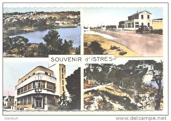 13 // ISTRES, Souvenir CPSM 9 X 14 Vue Générale, Camp, La Poste Et Etang De Berre, Ed Tardy - Istres