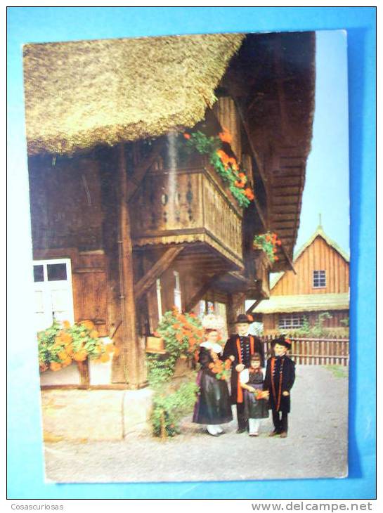 R.9903 SCHWARZWÄLDER FREILICHTMUSEUM VOGTSBAUERNHOF ETNICA ETHNIC AÑOS 60/70 CIRCULADA MAS EN MI TIENDA - Unclassified