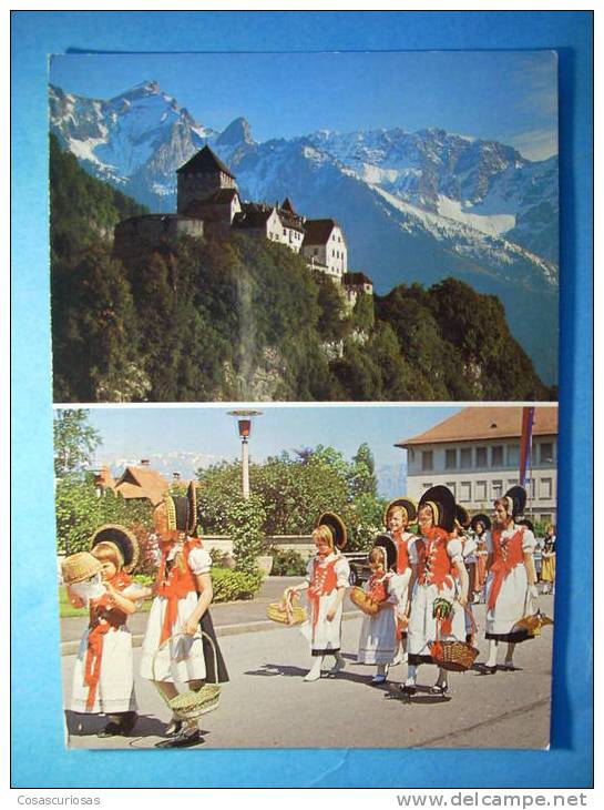 R.9913 LIECHTENSTEIN ETNICA ETHNIC AÑOS 60/70 CIRCULADA MAS EN MI TIENDA - Non Classificati