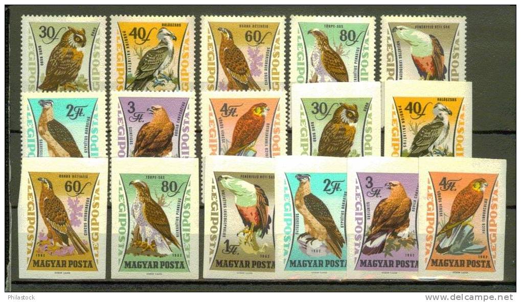 HONGRIE POSTE AERIENNE N° 250 à 257 + ND */** - Unused Stamps