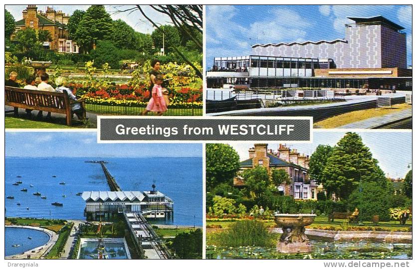 Mutiview Postcard - Greetings From Westcliff - Southend, Westcliff & Leigh