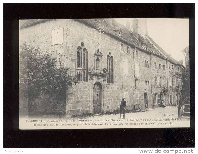 Bourmont L'ancienne Chapelle Du Couvent Des Annonciades édit.A.H.  Belle Carte - Bourmont