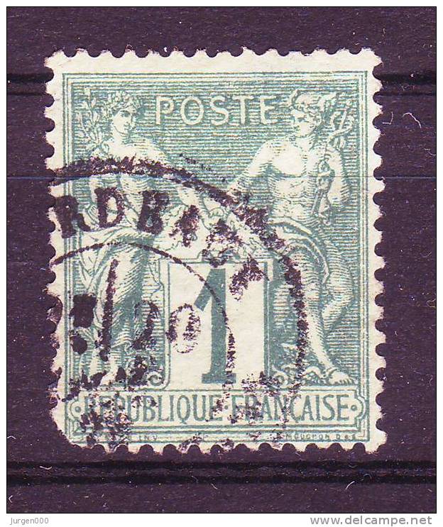 Nr 61 , Yvert = 90 € (XX08686) - 1876-1878 Sage (Type I)